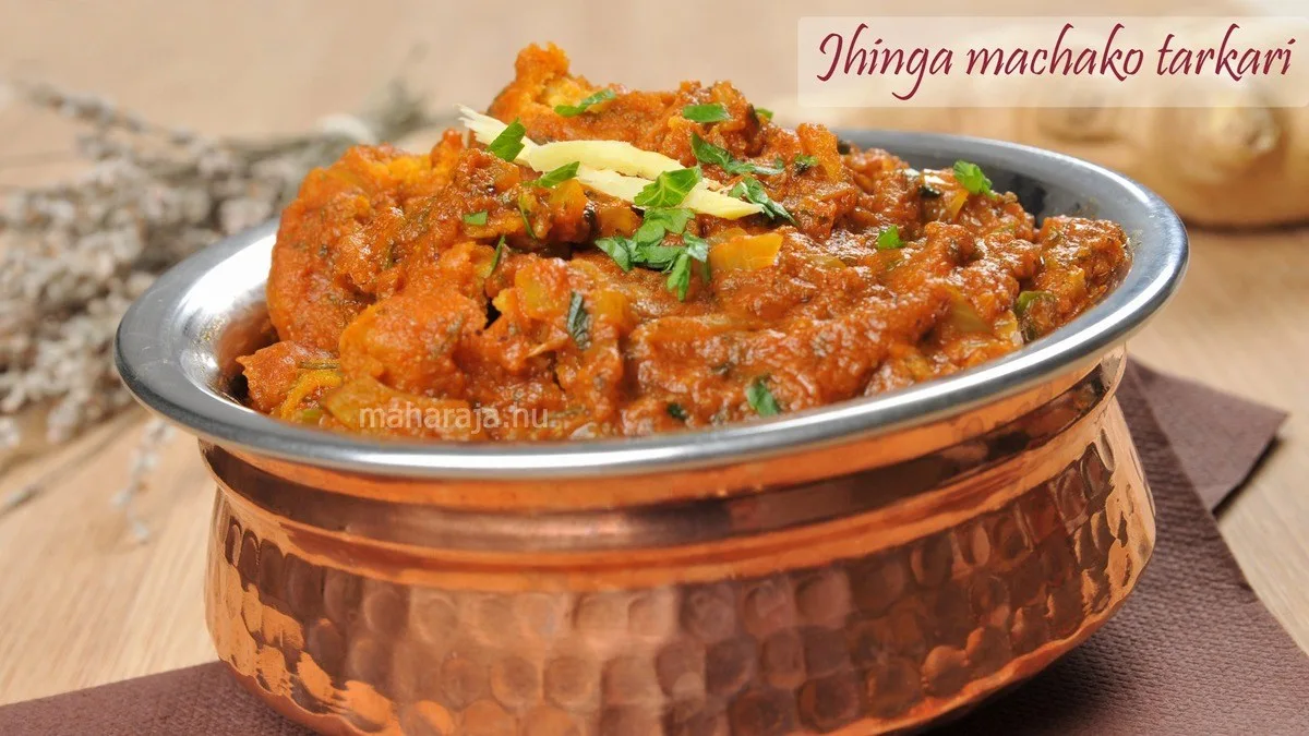 Jhinga Machako Tarkari