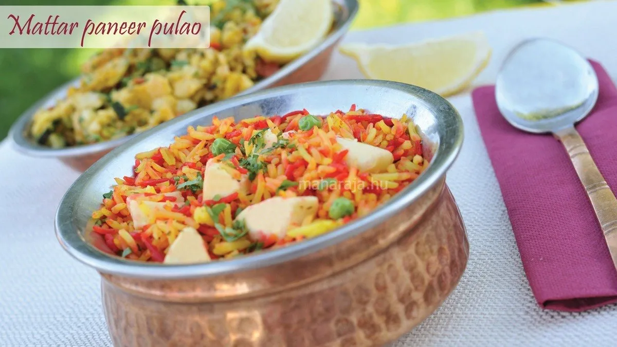 Matter Paneer Pulao