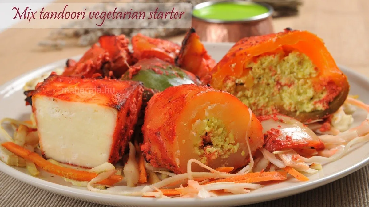 Mix Tandoori Vegatáriánus Előétel (Mix Tandoori Vegetarian Starter)