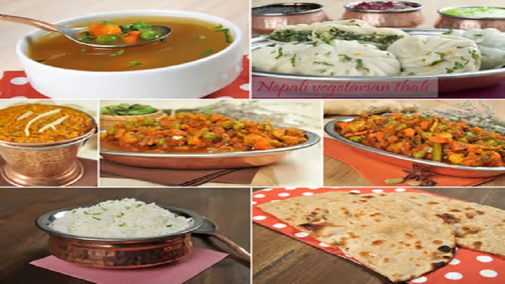 Nepáli Vegetáriánus menü (2 személyre) (Himalaya Vegetarian Thali)