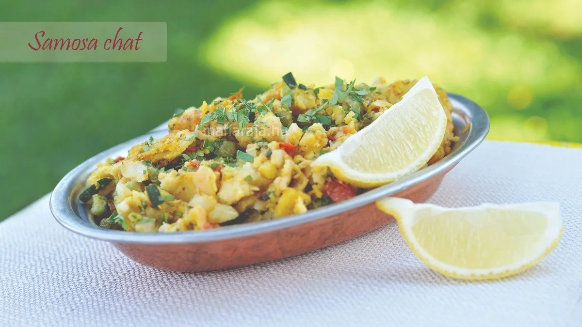 Samosa Chat Hot
