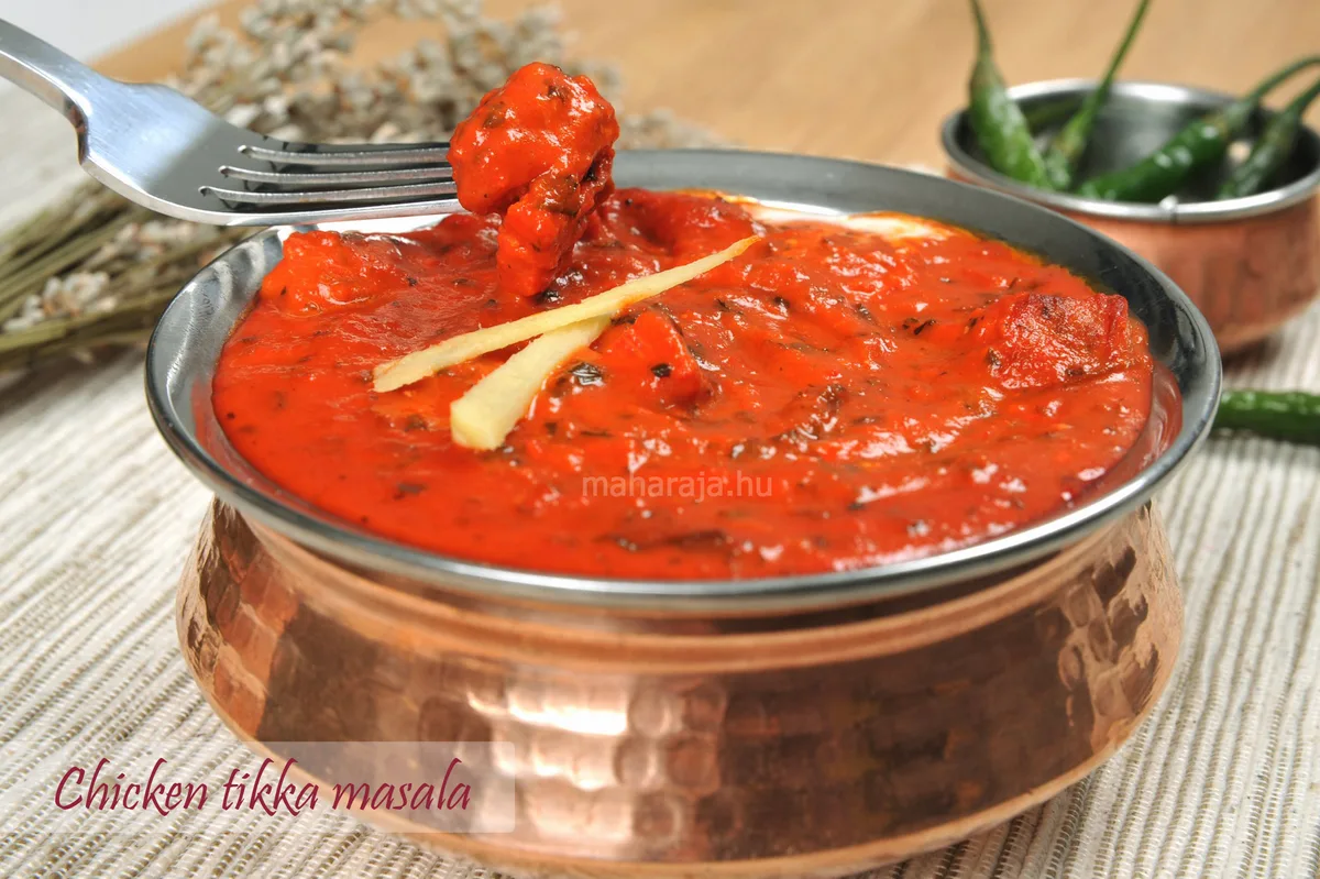 Tikka Masala csirkehúsdarabokkal (csípős) (Chicken Tikka Masala)