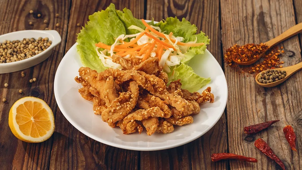 Crispy Chicken with Sesame