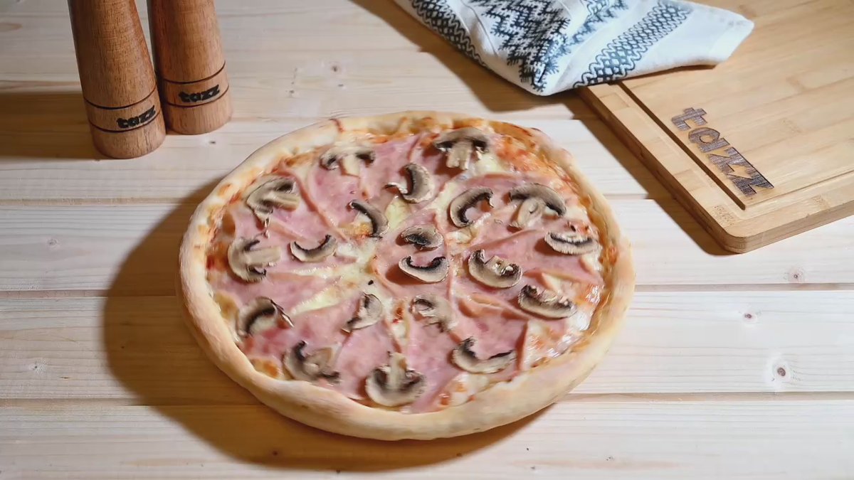 Pizza Prosciutto e funghi 30 cm