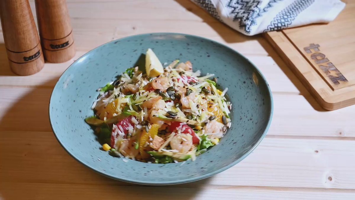 Salata cu creveti si portocala