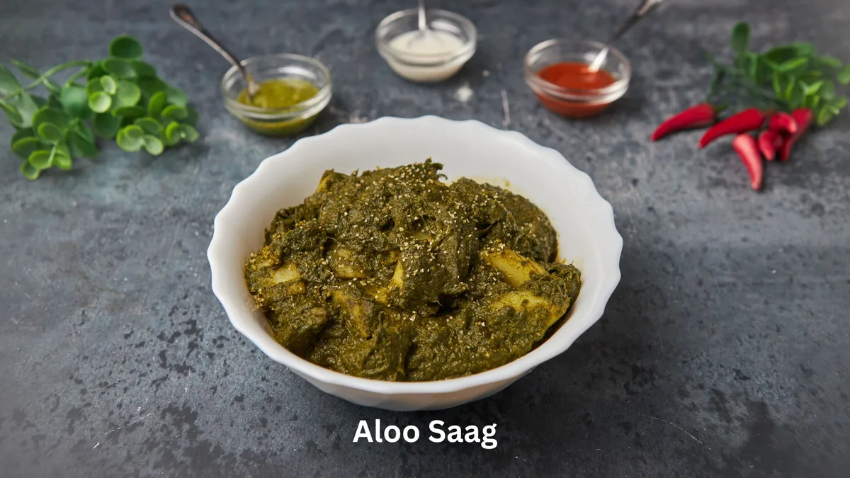 Aloo Saag and  Rice