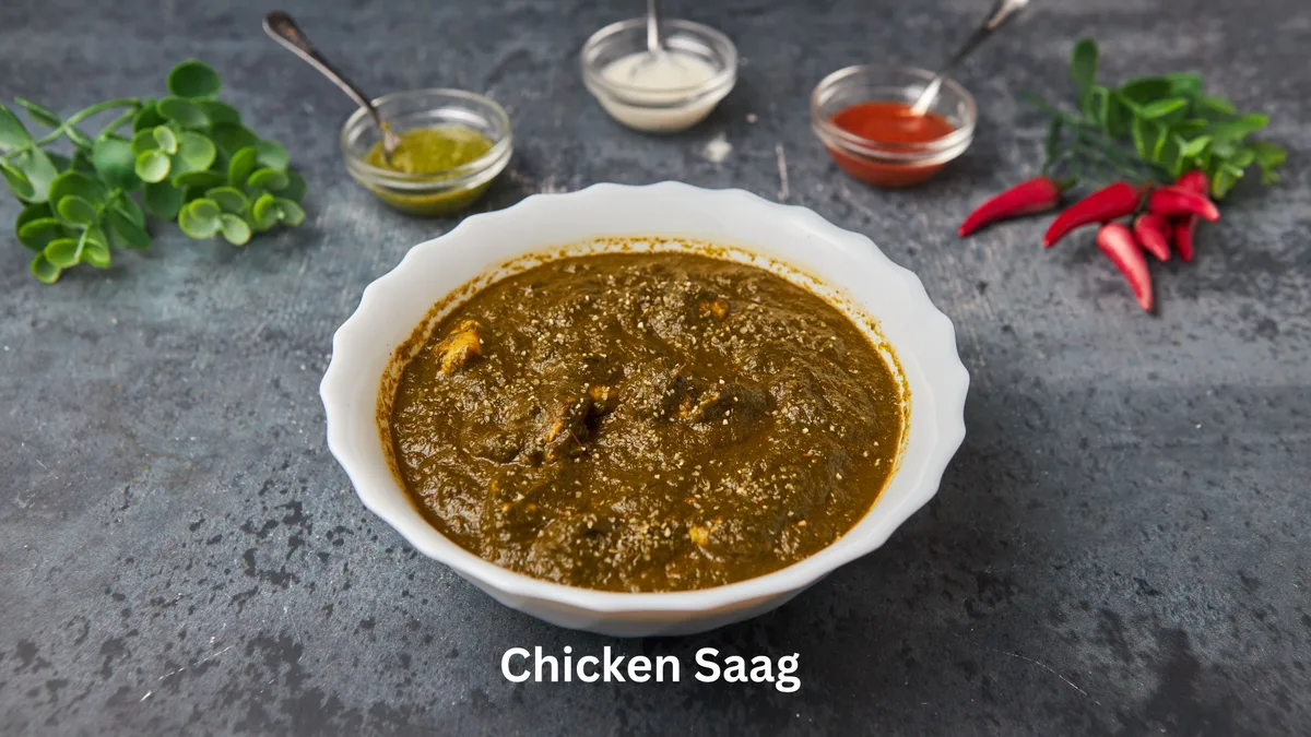 Chicken Saag and Rice