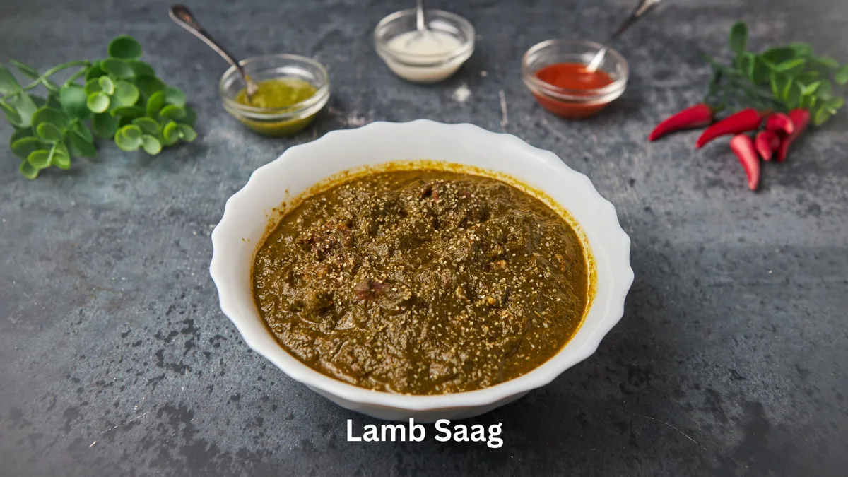 Lamb Saag and Rice