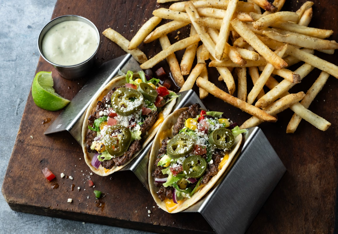 Smashed Burger Tacos
