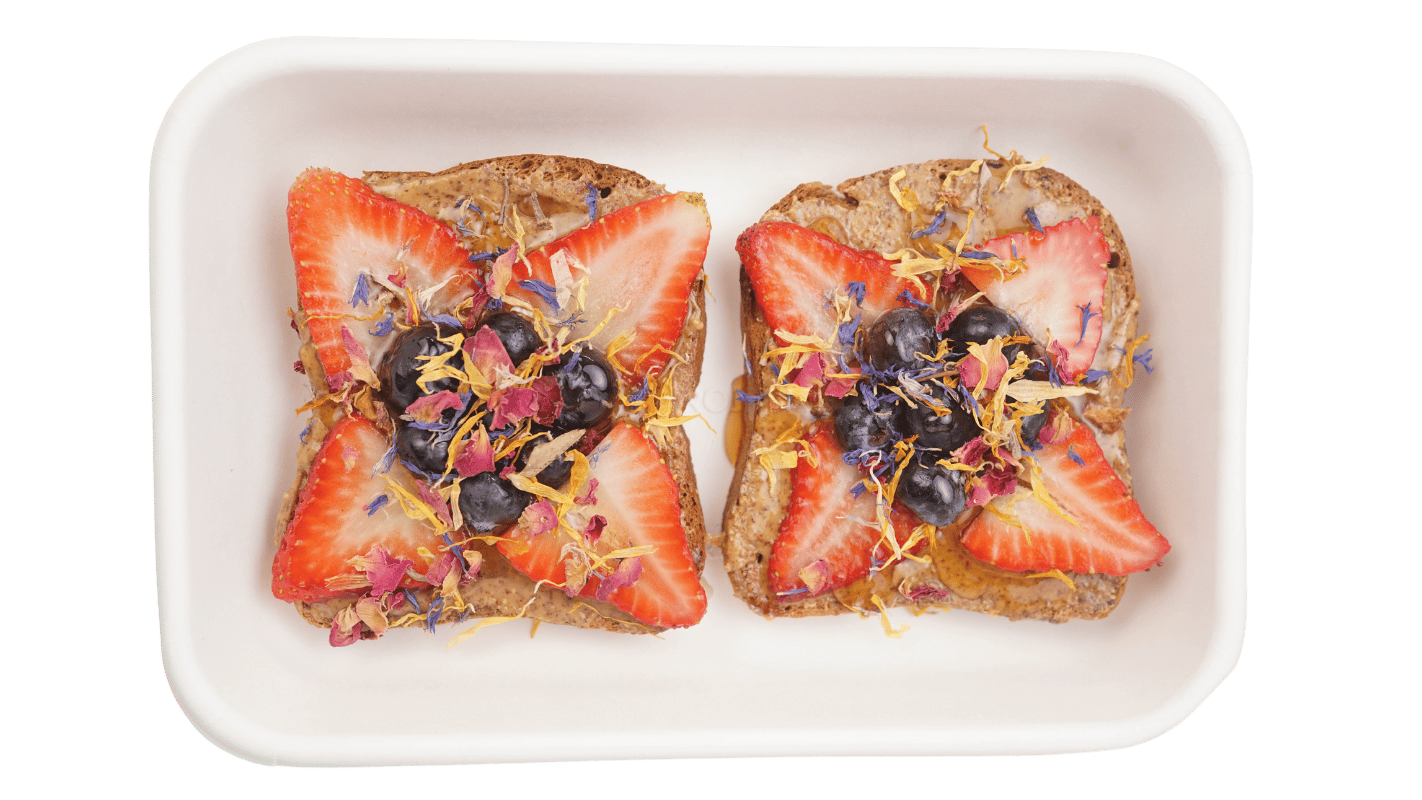 Honey Bloom Toast - 2 Slices
