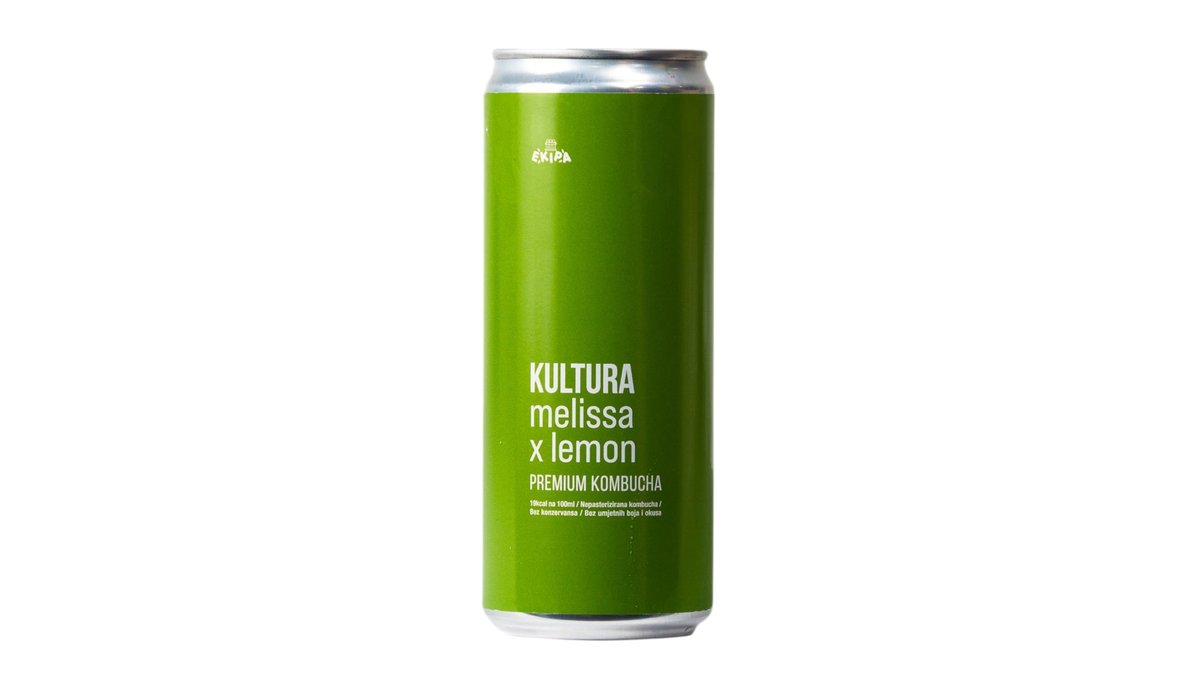Kombucha Kultura melissa and lemon