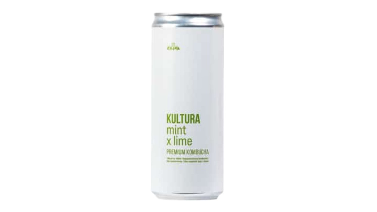 Kombucha Kultura mint and lime