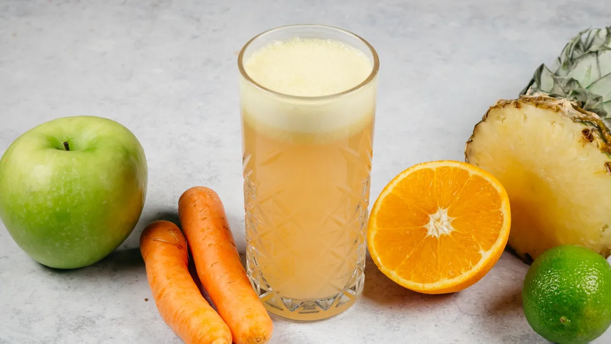Three fruit juice