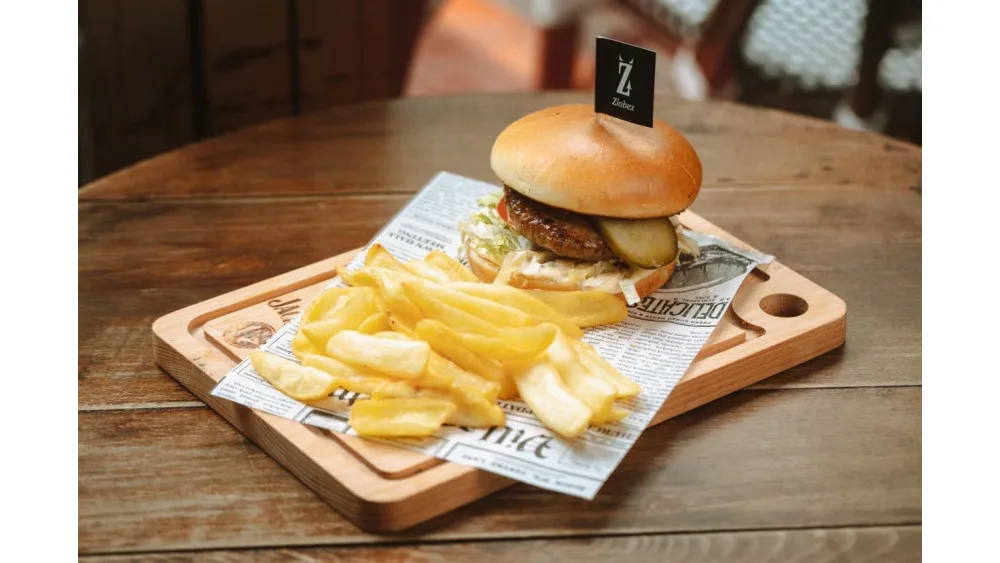 Old School burger