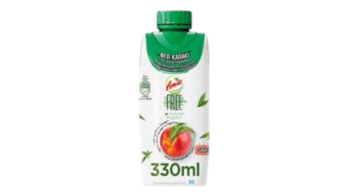 Amita Free Ροδάκινο Stevia 0.33 l