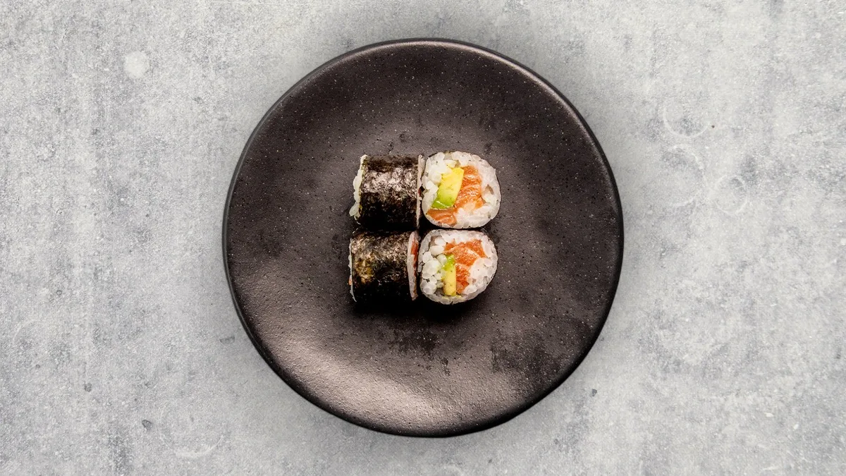 Hosomaki Laks and Avocado (6 stk)