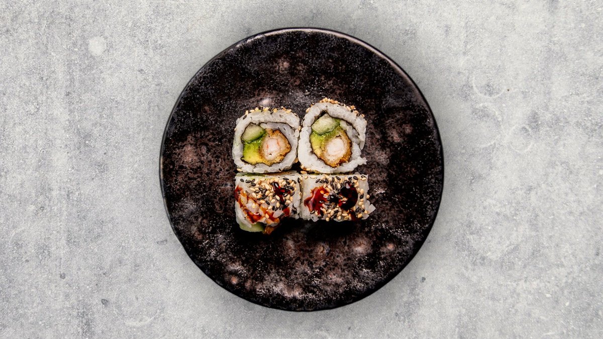 Uramaki Crispy Ebi (8 stk)