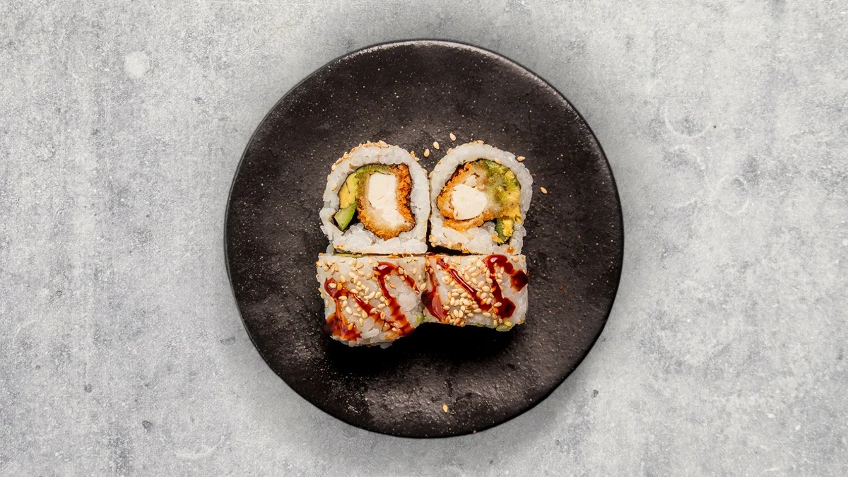 Uramaki Crispy Kylling (8 stk)