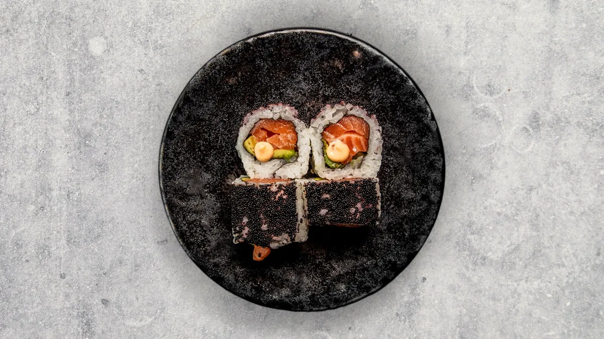 Uramaki Spicy Laks (8 stk)