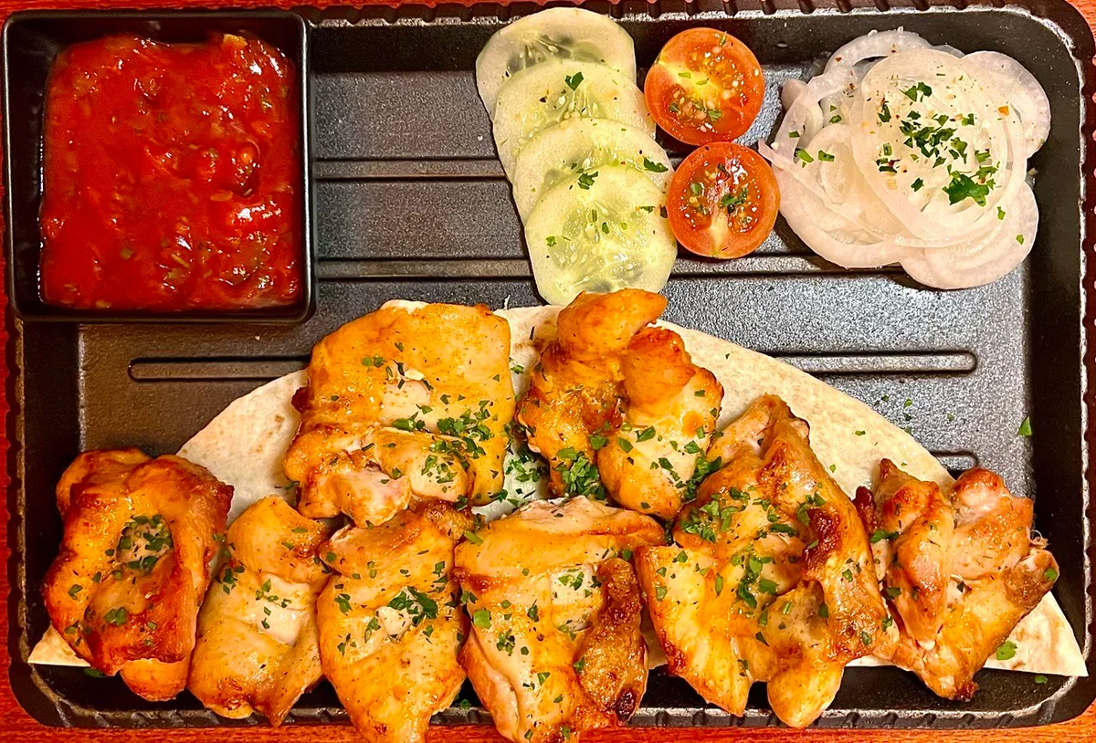 Pileći šašlik, ražnjići (Куриный шашлык) 350gr