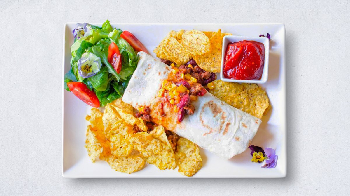 Burito sa con carne pilećim mesom