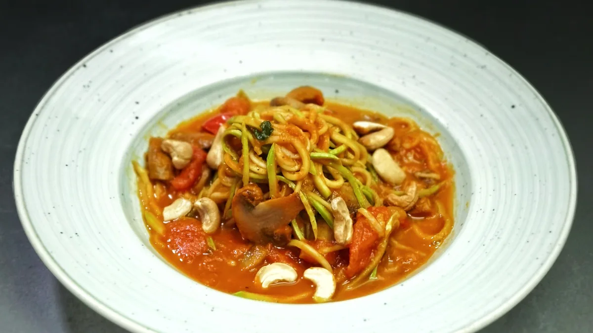 Zucchini pasta vege