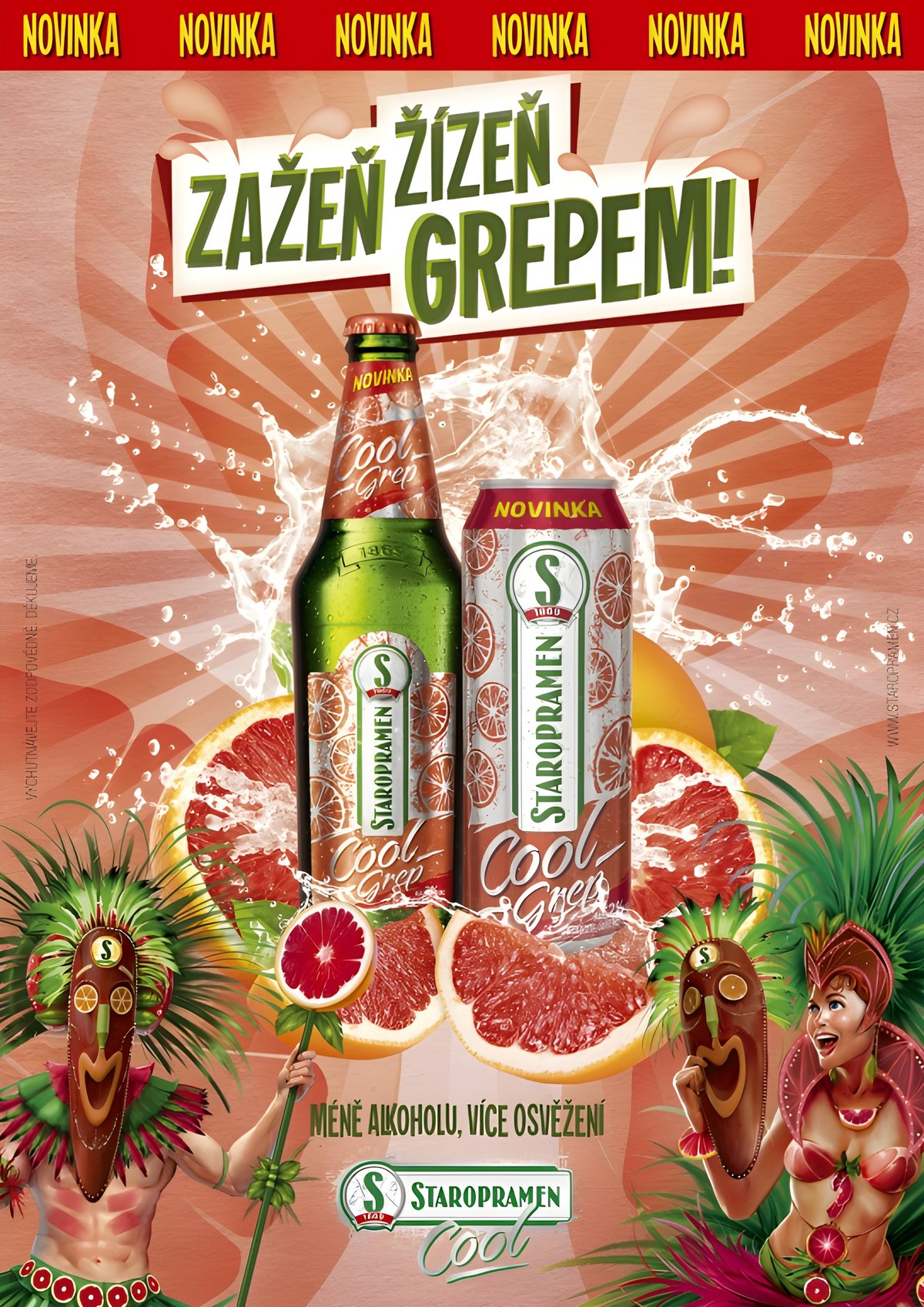 !!!AKCE!!! Staropramen COOL Grep Nealko 2l