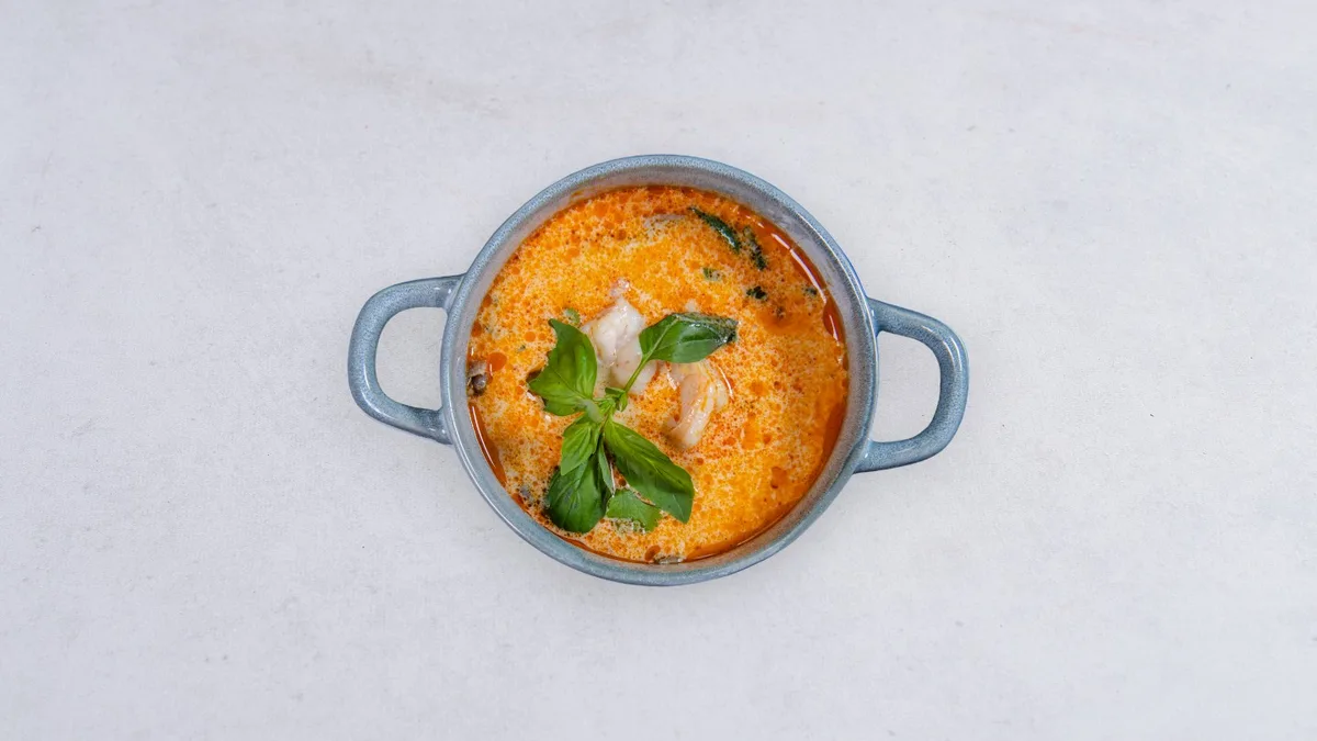 Tom Kha z krewetkami