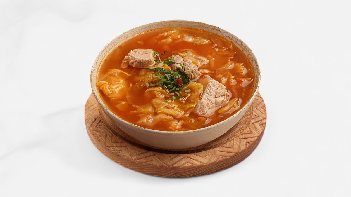 Bors acru cu coaste de porc