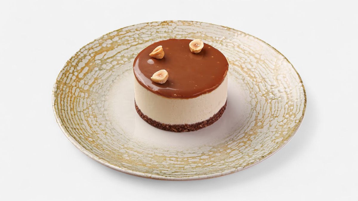 Cheesecake cu topping de caramel sarat