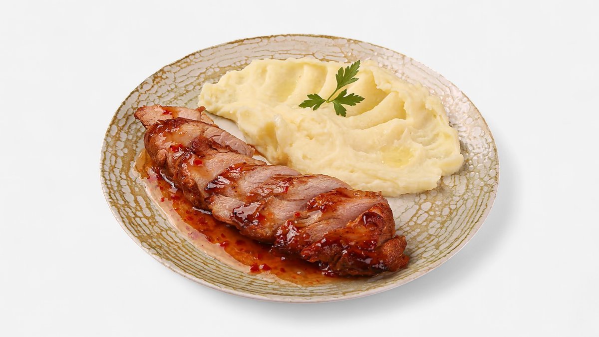 Mușchiuleț de porc gătit lent