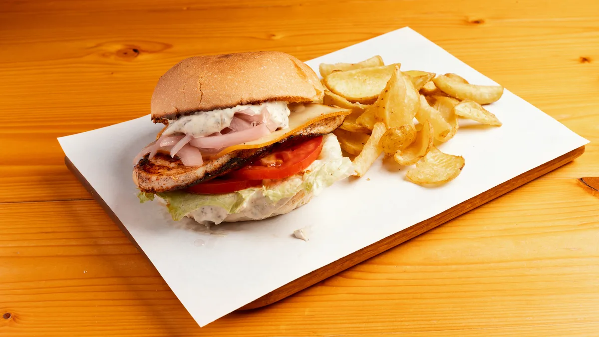 Chicken Tartufo Burger