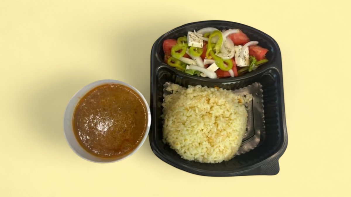 Tasqebap, Pilaf and Salad