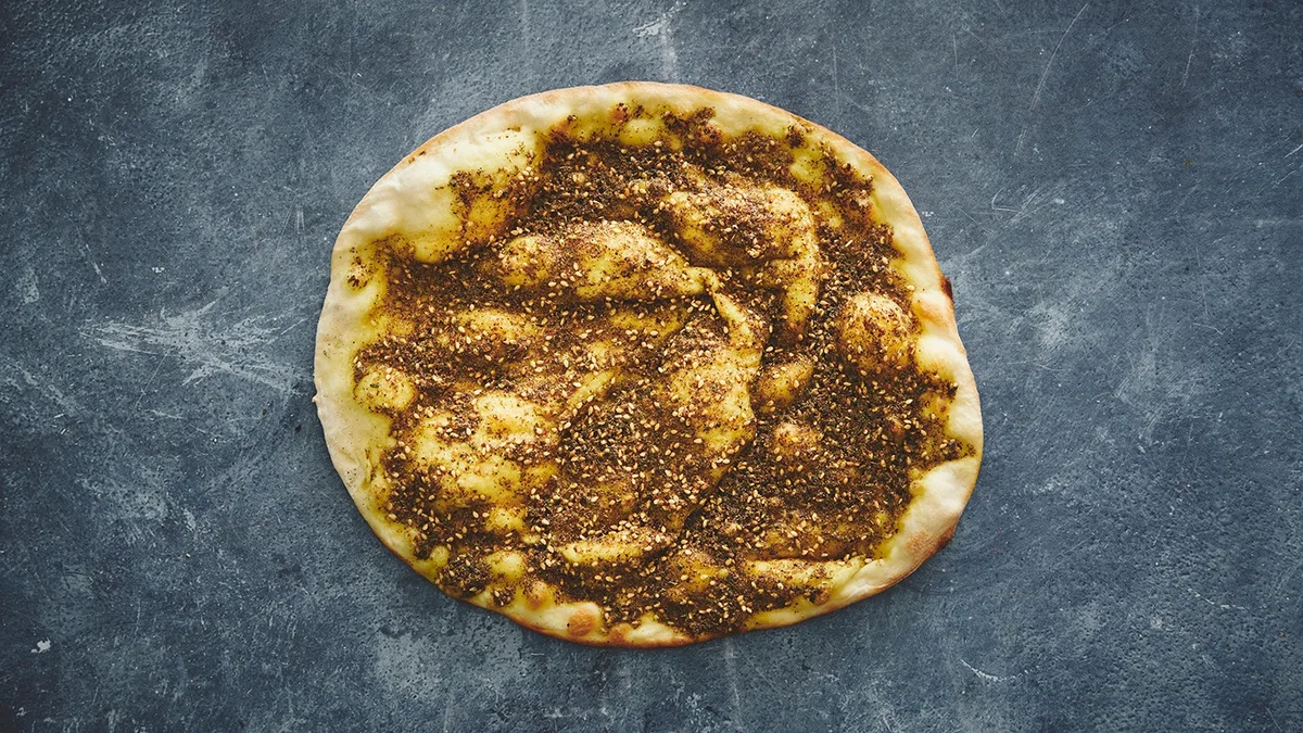 Manaish med zaatar (V)