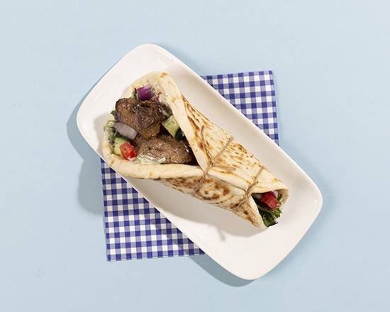 Ground Beef Kabob Pita