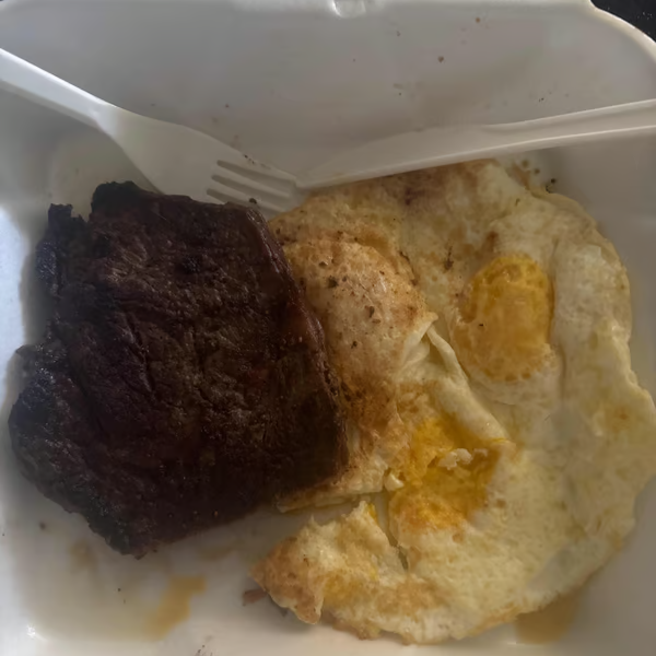 Rib Eye and Eggs