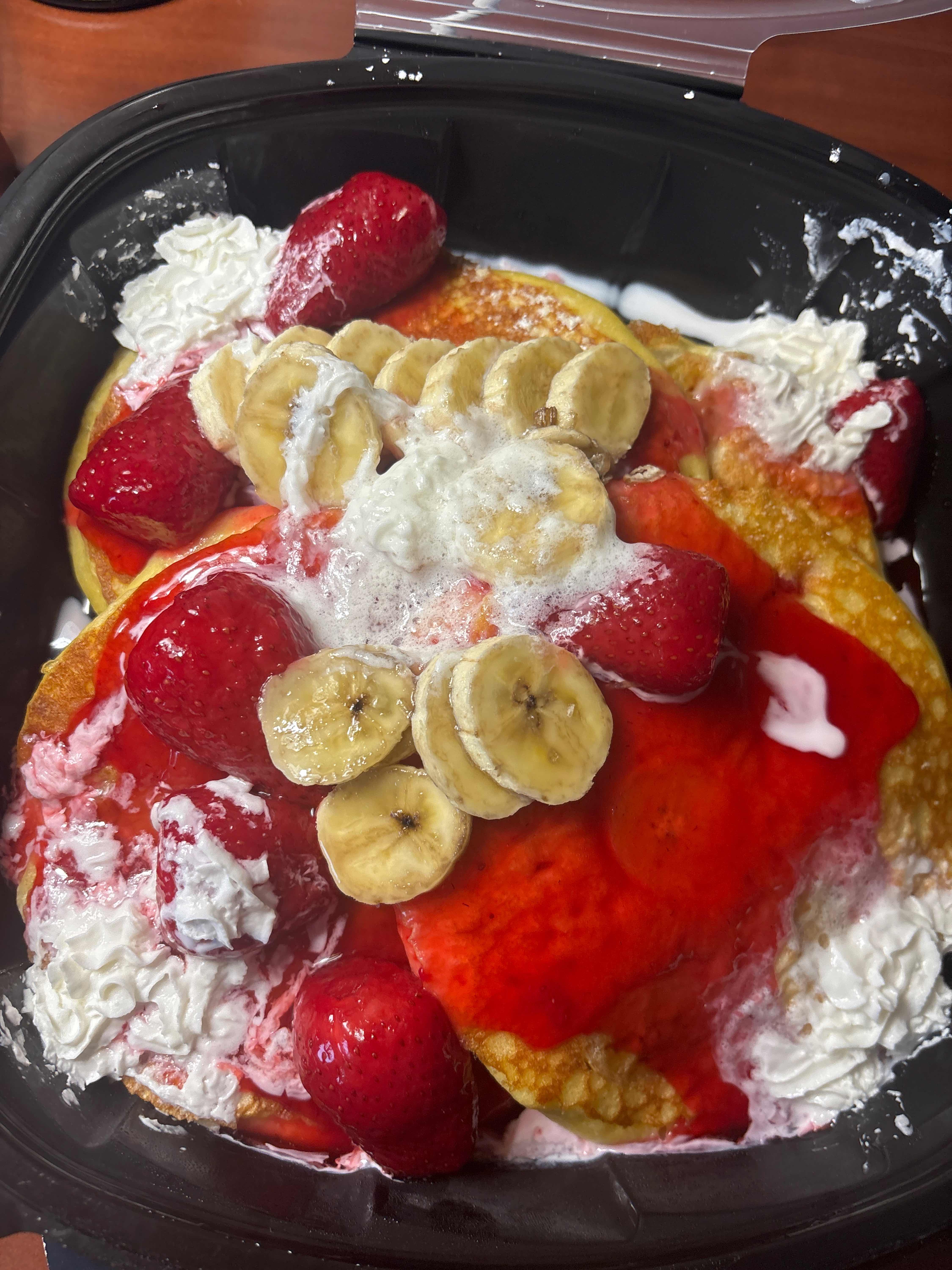 Strawberry Banana Pancakes