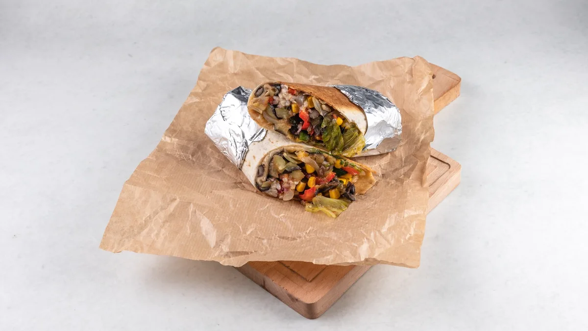 Burrito falafel
