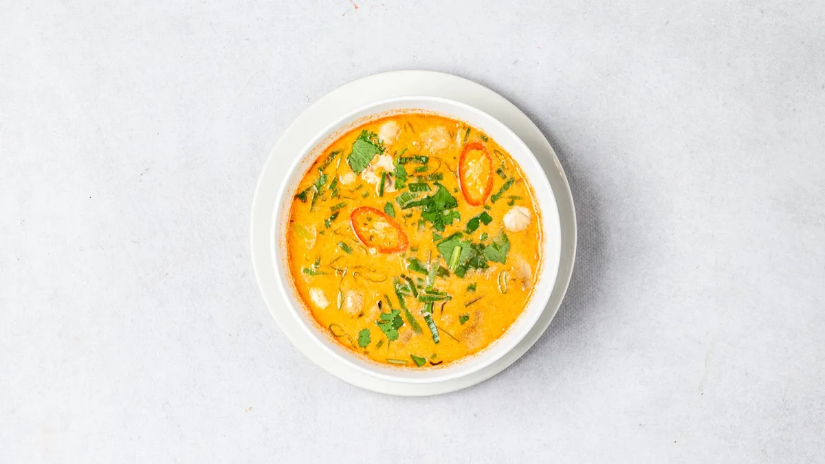 Tom yum z krewetkami