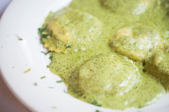 Chicken Pesto Ravioli D