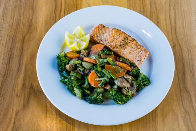 Grilled Salmon L