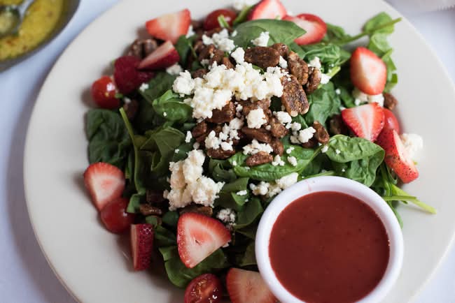 Side Feta Formagio Spinach Salad