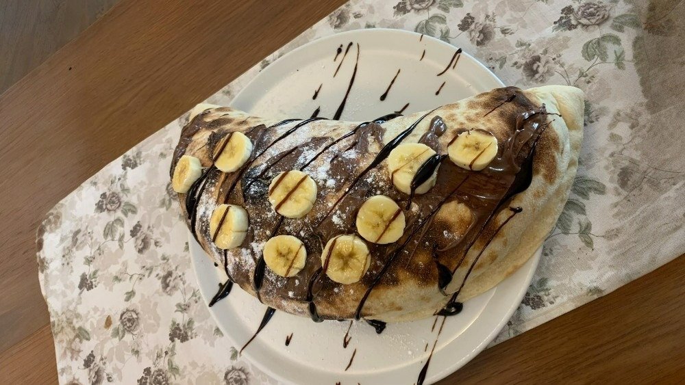 Calzone con Nutella