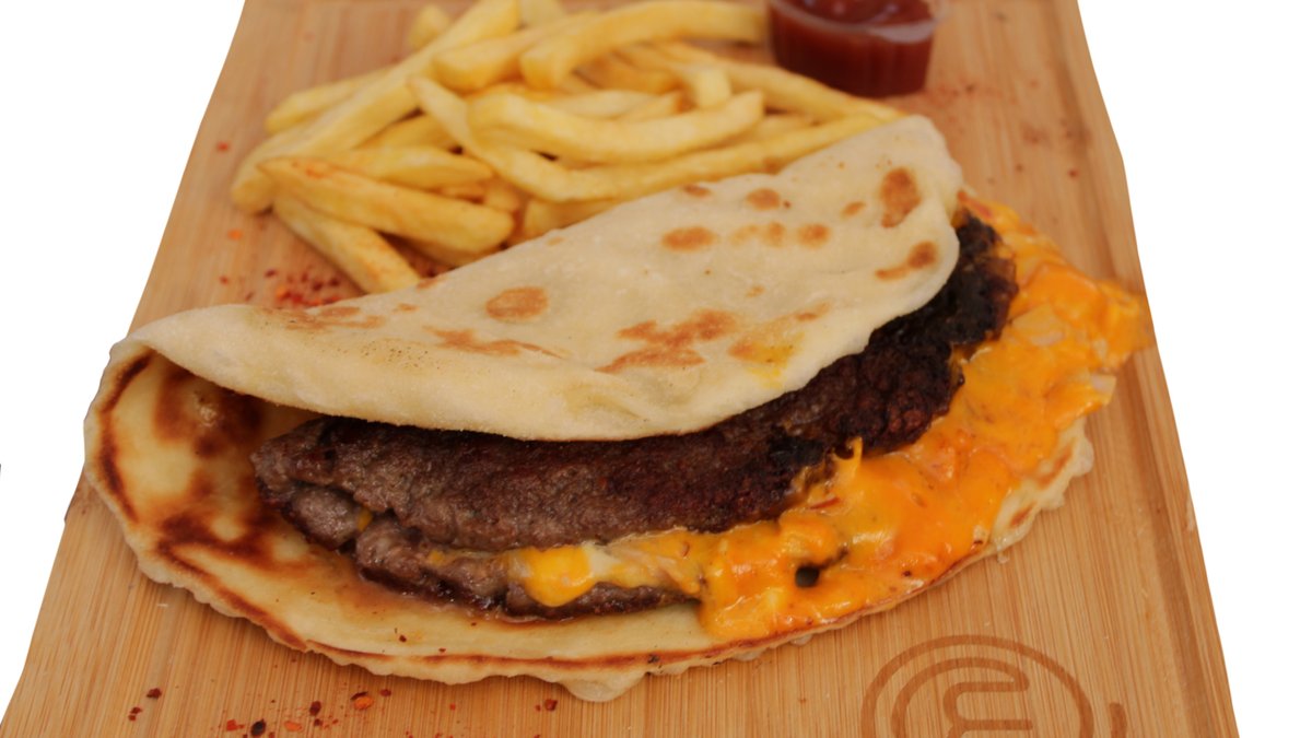 Double cheese pljeskavica
