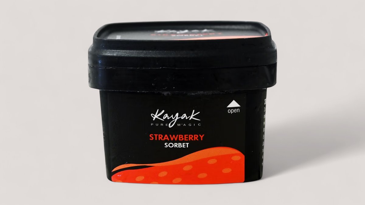Strawberry Sorbet Mini Cup 107ml