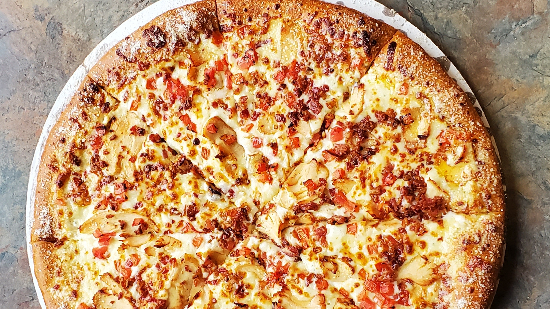 Chicken Bacon Ranch Pizza
