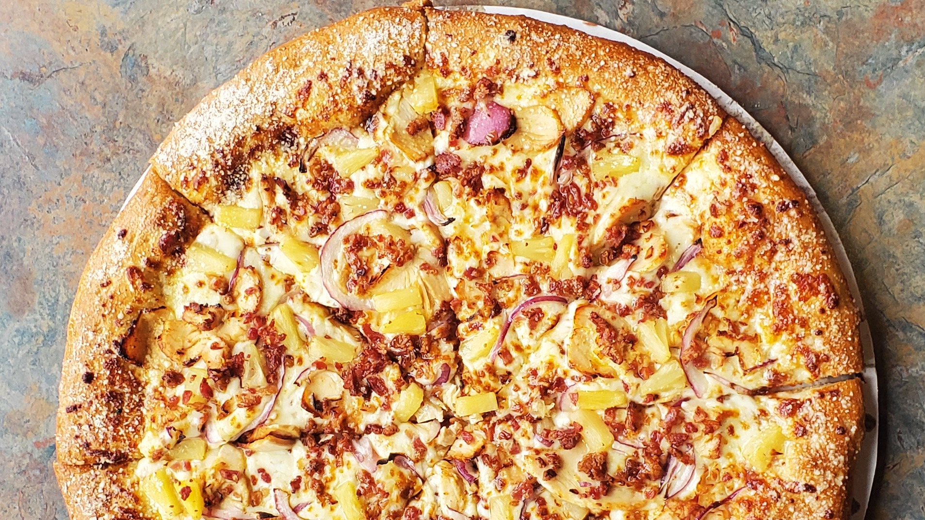 Hawaiian BBQ Chicken Pizza