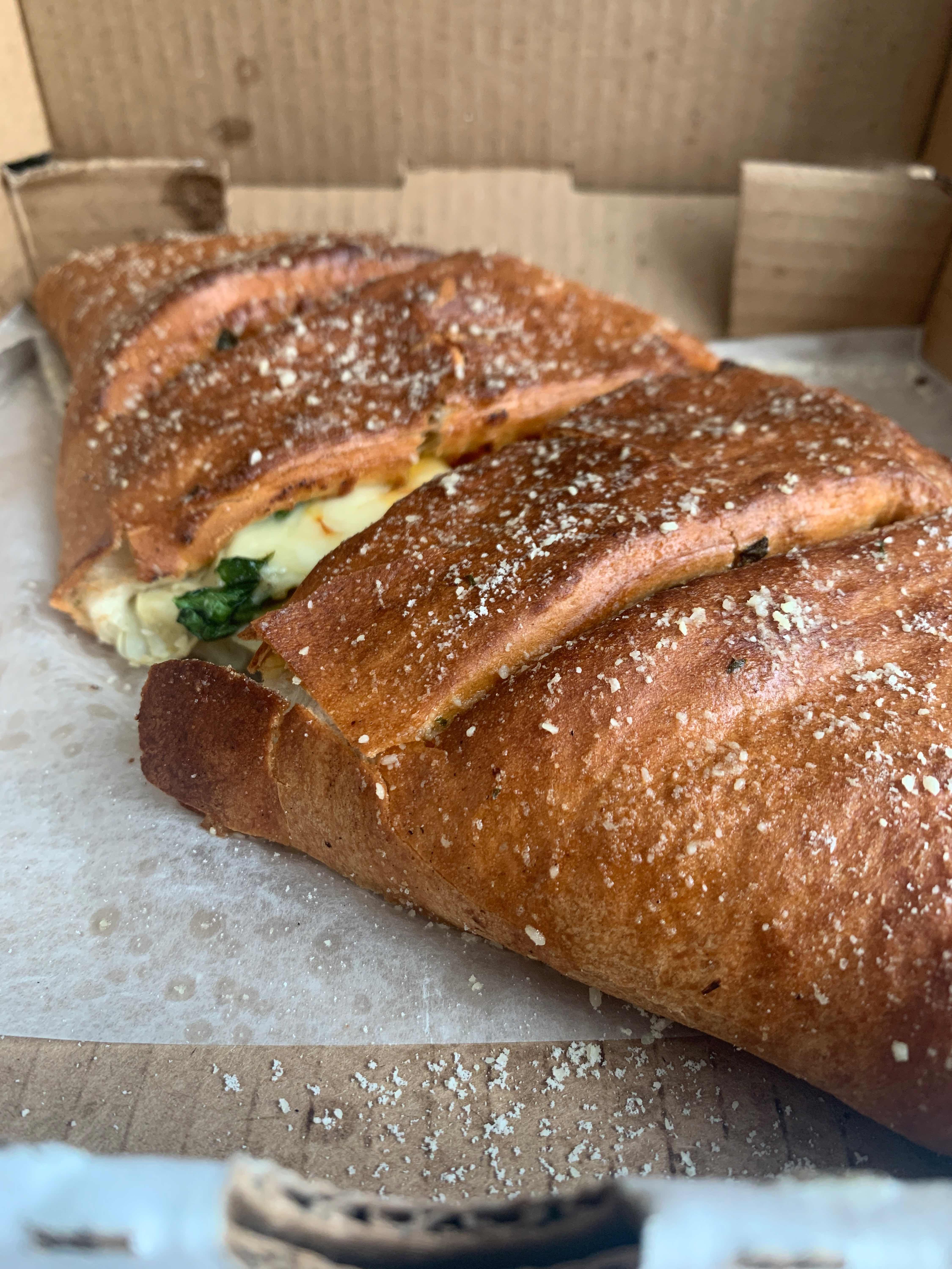 Spinach Artichoke Calzone