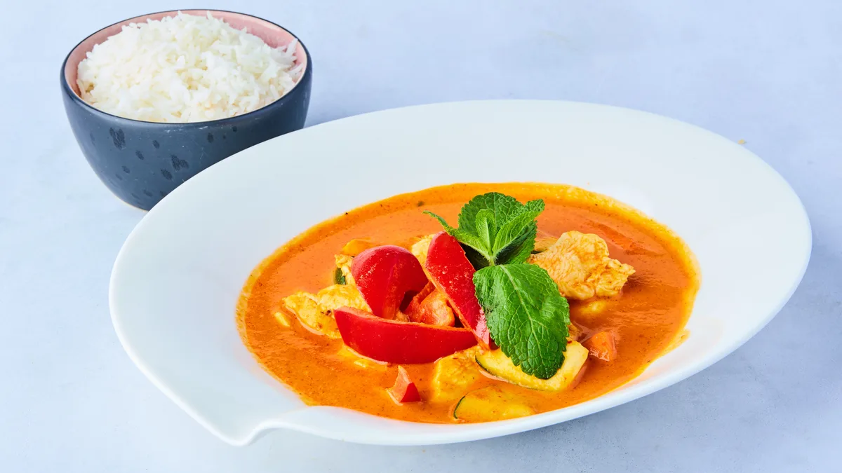 4. Thai Curry Scampi