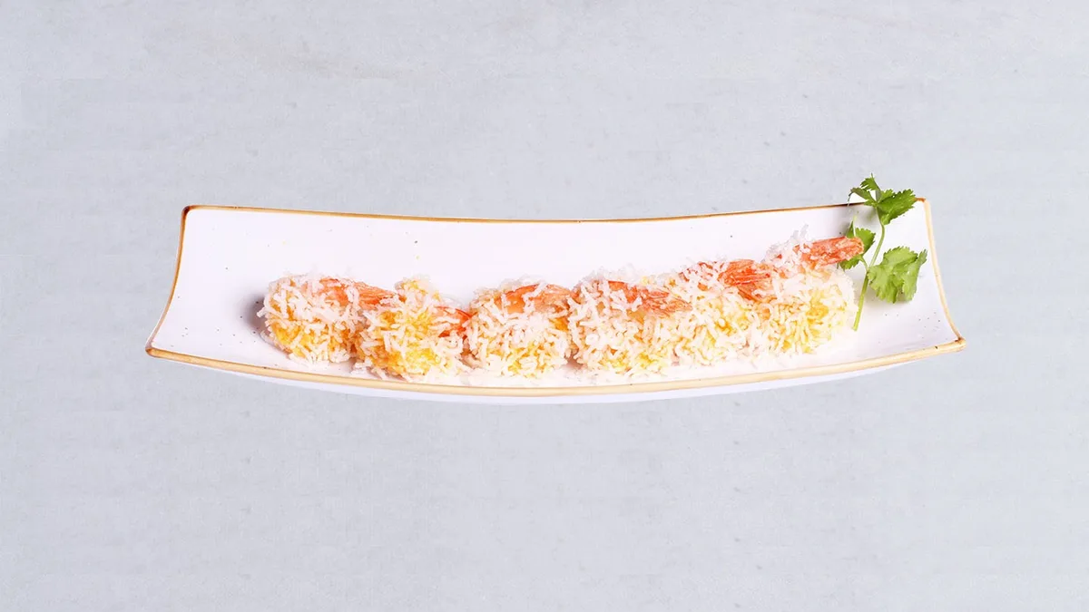 Goleden shrimps
